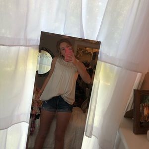 white flowy tank top!